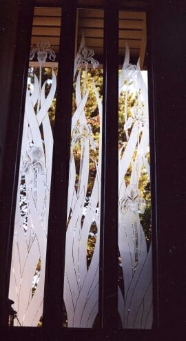 Etched Glass Entry